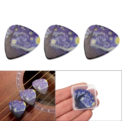 Plektrum Sternenhimmel mit van Gogh Motiv